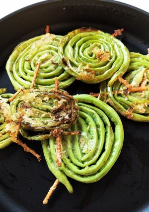 十六ささげのぐるぐる焼き-レシピのメイン写真