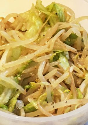 もやしとレタスのポン酢サラダ-レシピのメイン写真