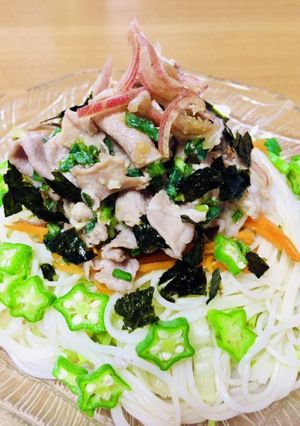 ピリ辛　豚しゃぶの柚子胡椒ポン酢-レシピのメイン写真