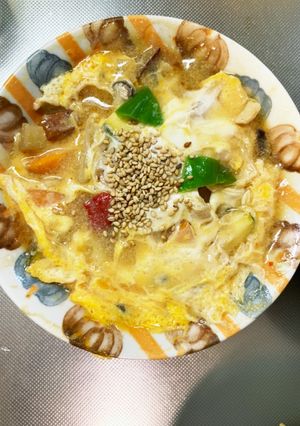根菜チクワサンラー鍋味スペイン風オムレツ-レシピのメイン写真