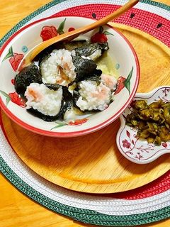 材料2つで冷やし茶漬け☆-レシピのメイン写真