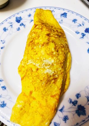 超簡単山芋でフワフワオムレツ-レシピのメイン写真