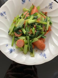 ウインナーと小松菜の旨塩炒め-レシピのメイン写真