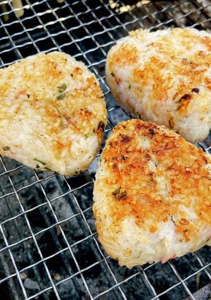 バーベキューにはコレ！絶品☆焼きおにぎり-レシピのメイン写真