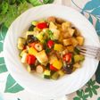 夏野菜とはんぺんのコロコロ炒め♪