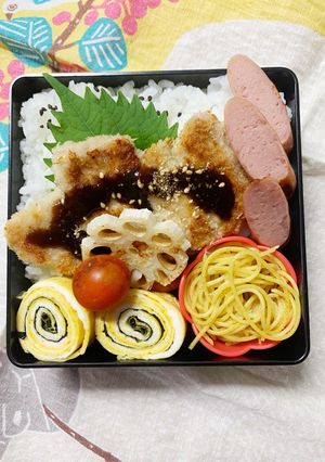 10/16ﾖｯﾁｬﾝ☆ヒレカツお弁当-レシピのメイン写真