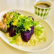 サバ茄子ひやむぎ