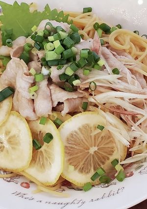 冷しゃぶレモンパスタ-レシピのメイン写真
