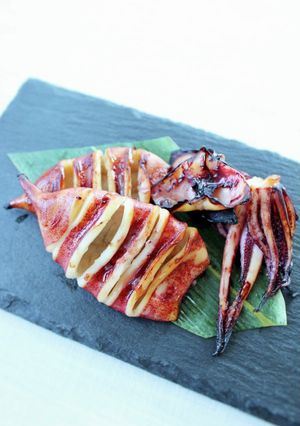 大好きな【イカ焼き】炭火(BBQ)グリル-レシピのメイン写真