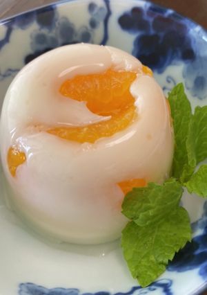 みかん缶入り牛乳寒天-レシピのメイン写真