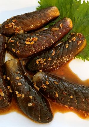 冷やして美味しい茄子のレンジ蒸し-レシピのメイン写真