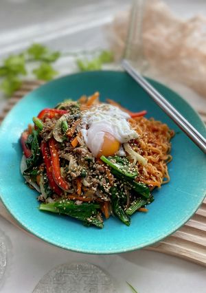 インスタントラーメンでビビン麺風-レシピのメイン写真