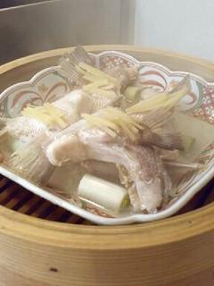 鯛あらの酒蒸し-レシピのメイン写真