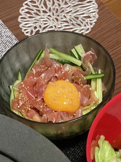 生ハムユッケ-レシピのメイン写真