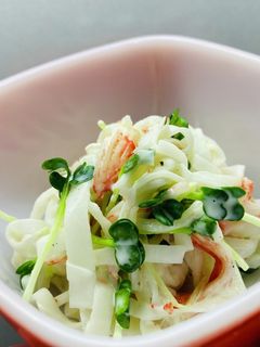 大根と貝割れの簡単無限サラダ-レシピのメイン写真