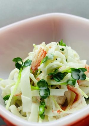 大根と貝割れの簡単無限サラダ-レシピのメイン写真