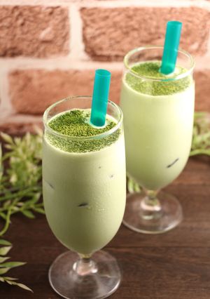 簡単！飲む抹茶バニラアイス-レシピのメイン写真