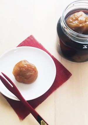 青梅の黒糖甘露煮★薬膳★梅酒の梅リメイク-レシピのメイン写真