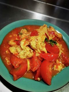 トマトと卵の中華炒め❨(@≧↺≦@)❩-レシピのメイン写真
