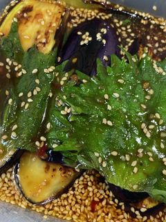 焼いてタレに漬けるだけ!大葉なす-レシピのメイン写真