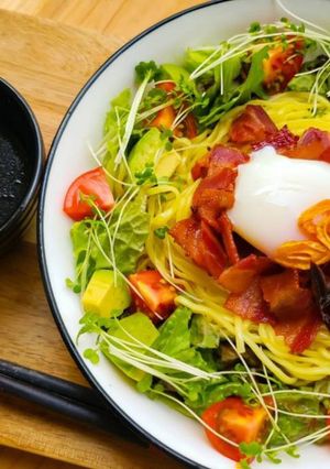 カリカリベーコンのペペロン冷やし中華-レシピのメイン写真