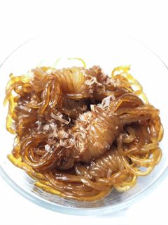 小結こんにゃく鰹節でうまうま煮低カロリー-レシピのメイン写真