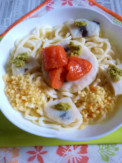 醤油うどん風冷やしうどん36きくらげ天3-レシピのメイン写真