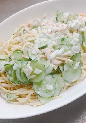 きゅうりのパスタサラダ。-レシピのメイン写真