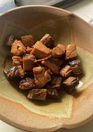 刺身の切れ端でカツオの角煮！-レシピのメイン写真