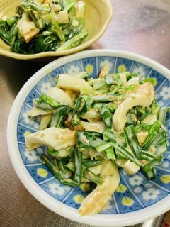 ニラとちくわのめんつゆマヨ和え-レシピのメイン写真