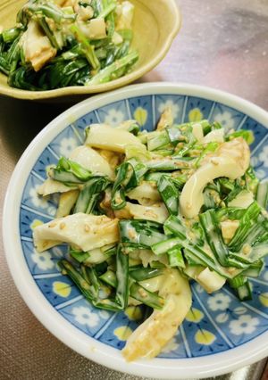 ニラとちくわのめんつゆマヨ和え-レシピのメイン写真