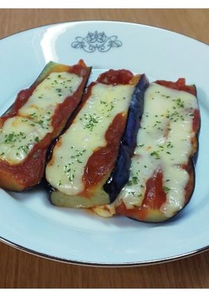 簡単なす料理☆「なすとチーズのピザ」-レシピのメイン写真