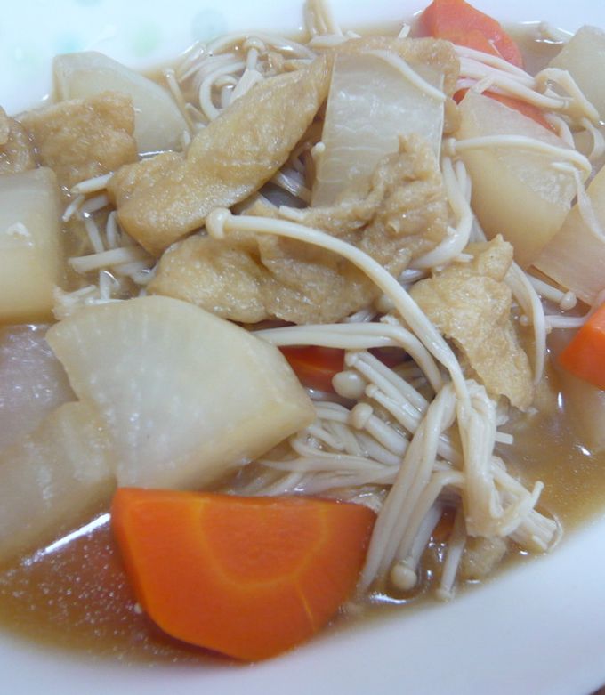 えのき大根人参油揚げの煮物♡-レシピのメイン写真