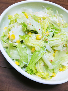 レタスのシンプルサラダ-レシピのメイン写真
