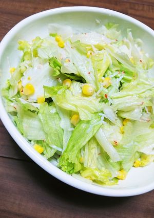 レタスのシンプルサラダ-レシピのメイン写真