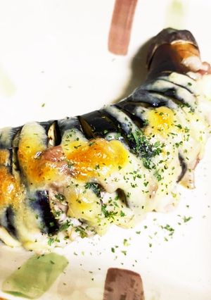 ナスと豚肉のハッセルバック-レシピのメイン写真