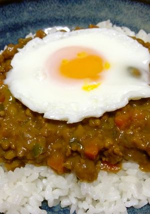 ピーマン入りキーマカレー-レシピのメイン写真