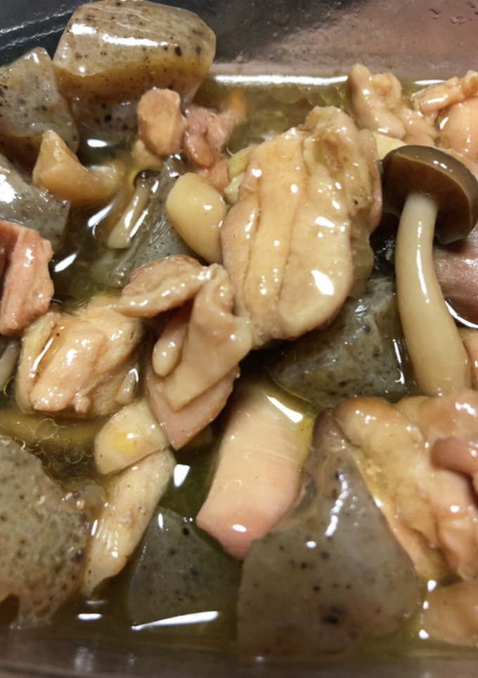 鶏とこんにゃくの照り煮風-レシピのメイン写真