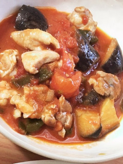 超簡単チキンのトマト煮込み-レシピのメイン写真