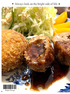 メンチカツをソースカツ丼のソースで頂く♡-レシピのメイン写真