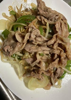 簡単ジンギスカン風牛肉焼き(*'ω'*)-レシピのメイン写真