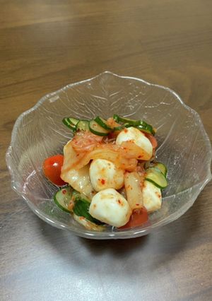 モッツァレラのキムチ和え-レシピのメイン写真