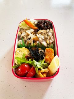 女子お弁当2♡焼きサバのっけ弁-レシピのメイン写真