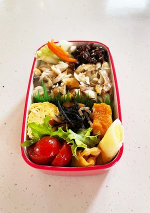 女子お弁当2♡焼きサバのっけ弁-レシピのメイン写真