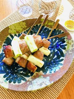 我が家の串焼きねぎマグロ-レシピのメイン写真