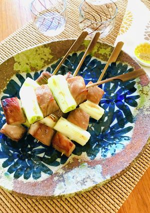 我が家の串焼きねぎマグロ-レシピのメイン写真