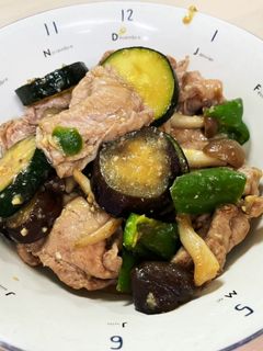 なすとズッキーニの味噌炒め-レシピのメイン写真