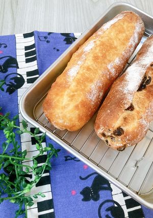 【冷蔵発酵】フランスパン風牛乳パン-レシピのメイン写真