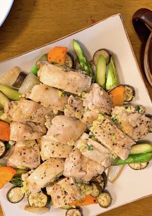 残り物のキッシュで!!チキンステーキ-レシピのメイン写真