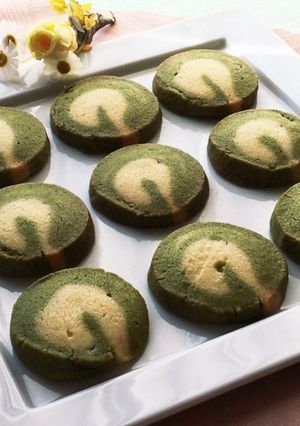 ♡抹茶ののの字クッキー♡-レシピのメイン写真